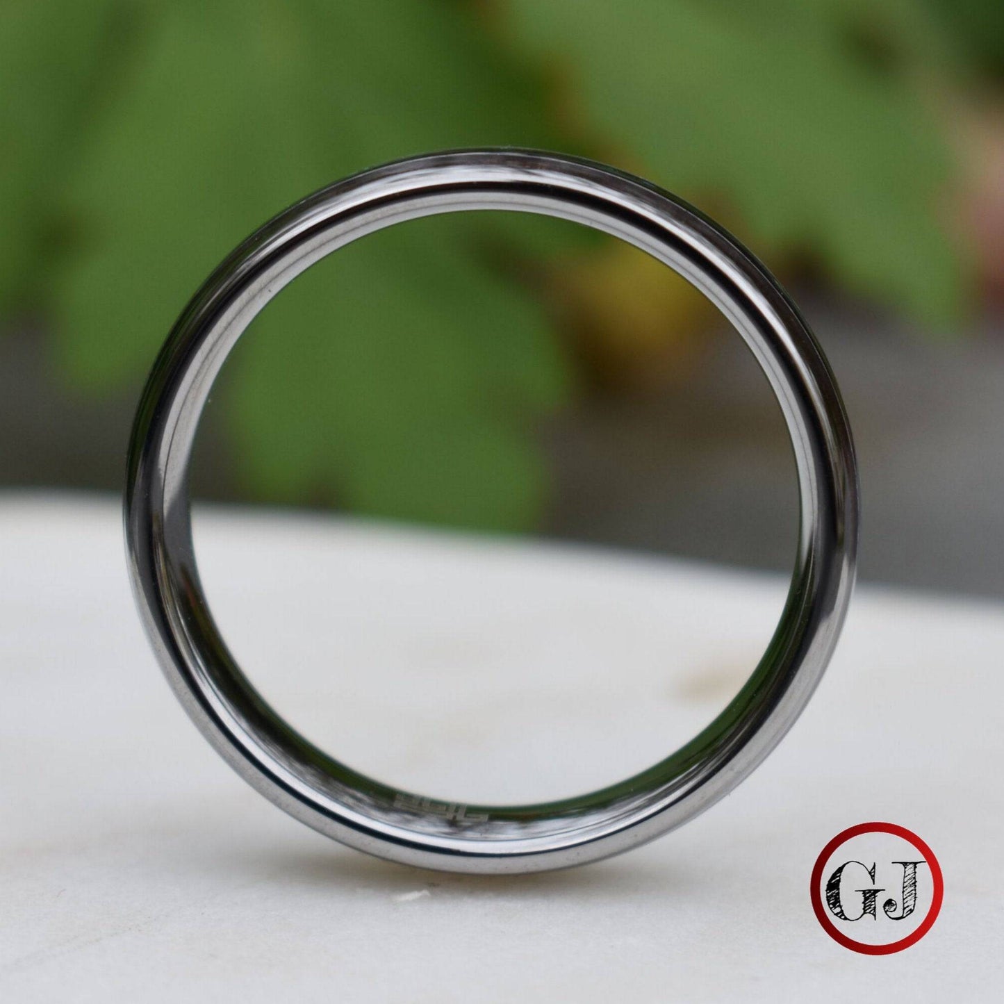 Tungsten 6mm Ring with Koa Wood and Shell Inlay - Tungsten Titans