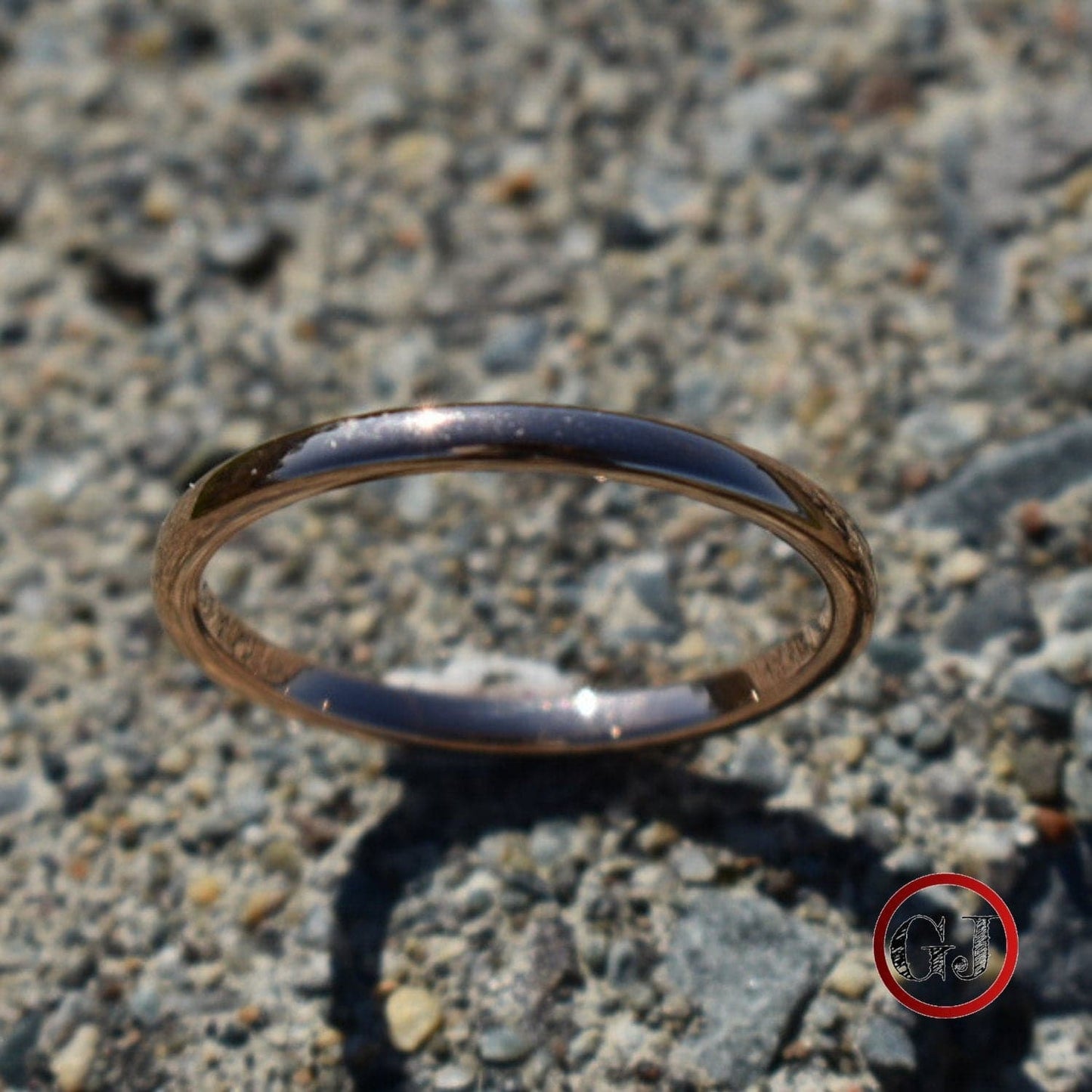 Tungsten 2mm Rose Gold Ring - Tungsten Titans