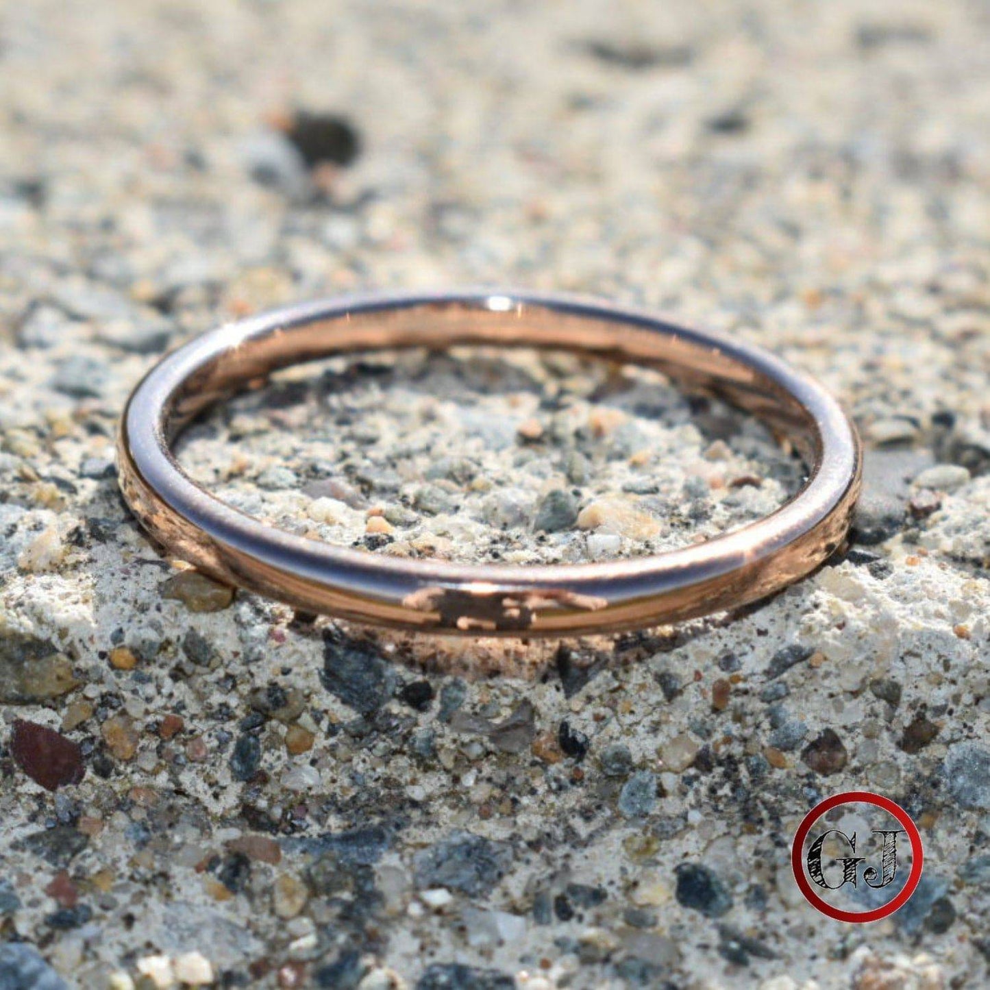 Tungsten 2mm Rose Gold Ring - Tungsten Titans