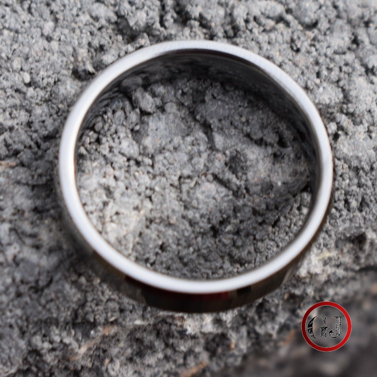 Tungsten Ring 6mm Brushed Silver with Beveled Edge - Tungsten Titans