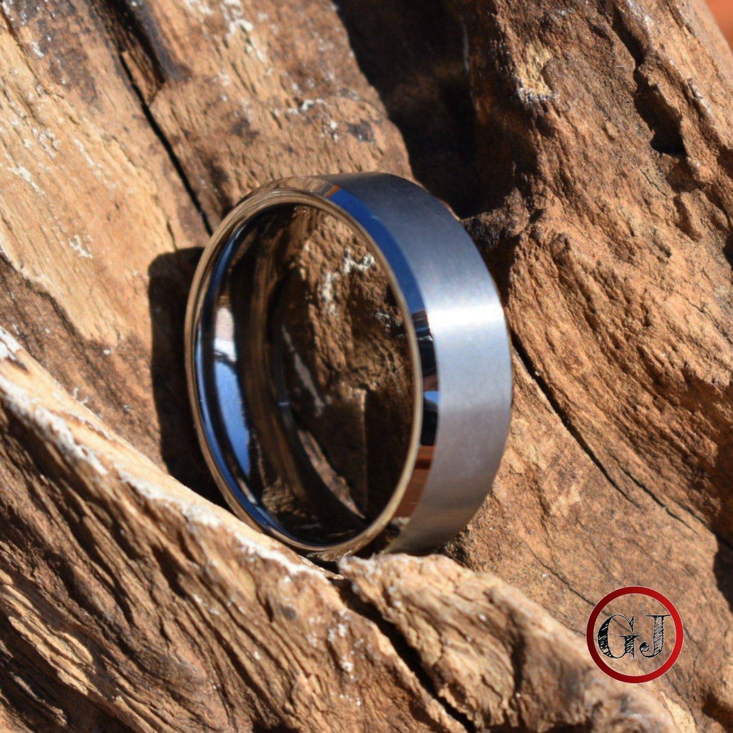 Tungsten 8mm Ring Brushed Silver - Tungsten Titans