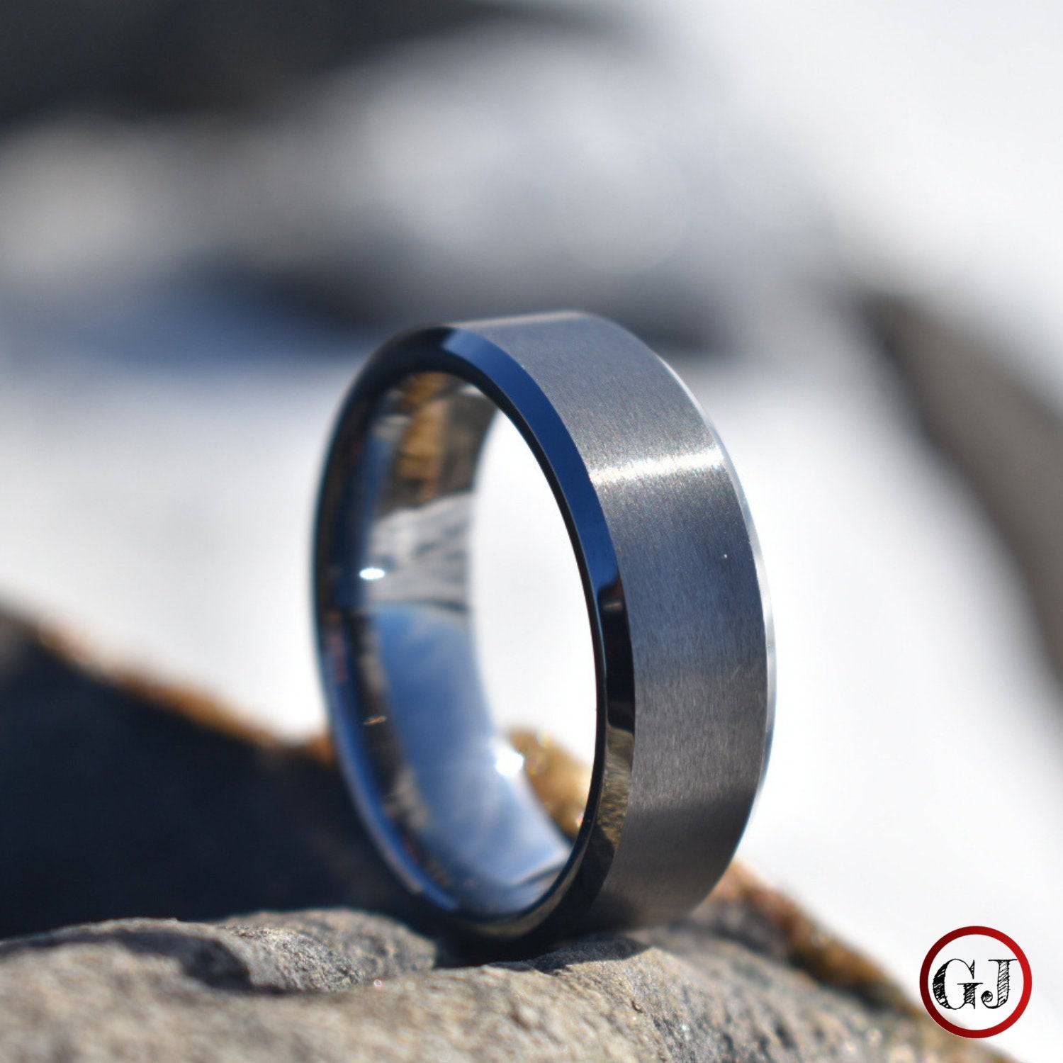 Tungsten 8mm Ring Brushed Silver - Tungsten Titans
