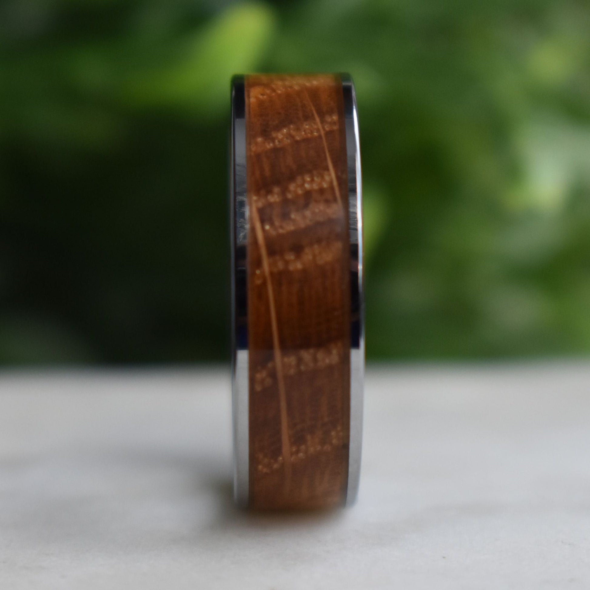 Whiskey Barrel 8mm Tungsten Ring - Tungsten Titans